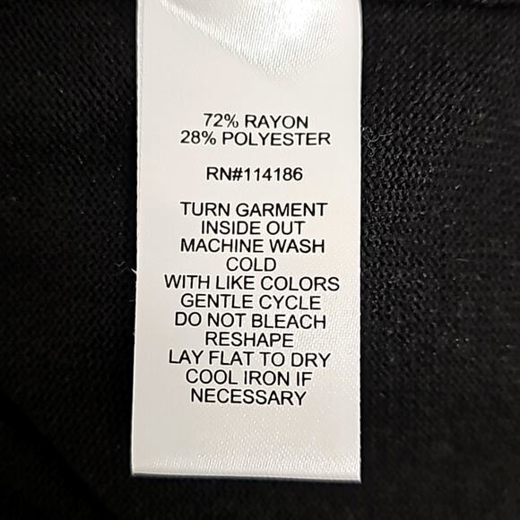 89TH & Madison Womens Plus Size Black w/Rhinestones Lightweight Sweater Size 2X - Picture 8 of 9